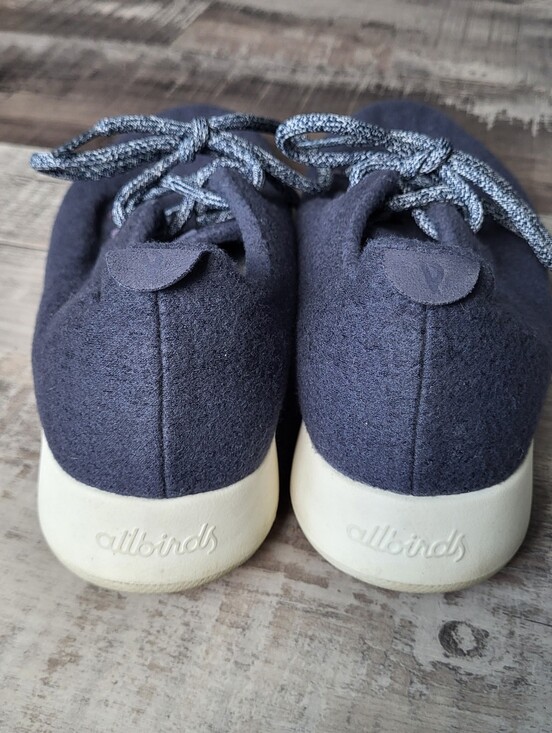 Allbirds Wool Runners Mens Navy Blue White Running Shoes Sneakers US 12 Merino main image 5